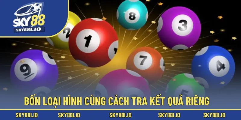 Bốn loại hình cùng cách tra kết quả riêng