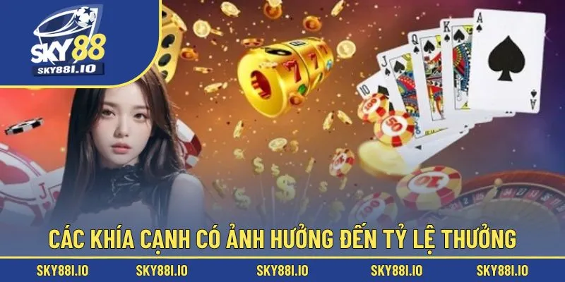 Các khía cạnh có ảnh hưởng đến tỷ lệ thưởng