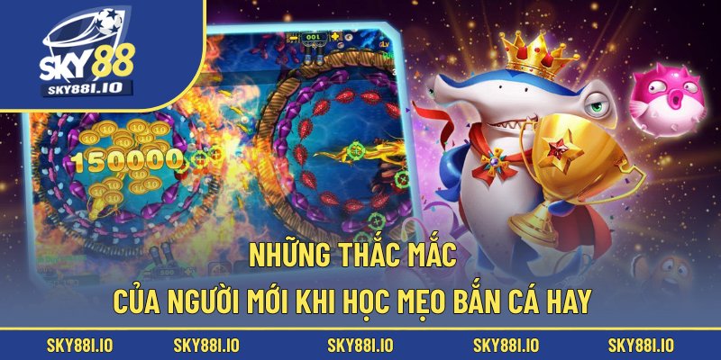 Những thắc mắc của người mới khi học mẹo bắn cá hay