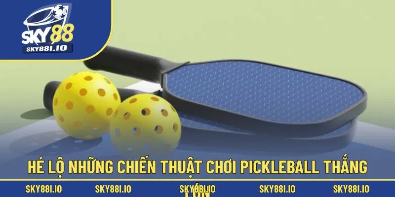 Hé lộ những chiến thuật chơi Pickleball thắng lớn