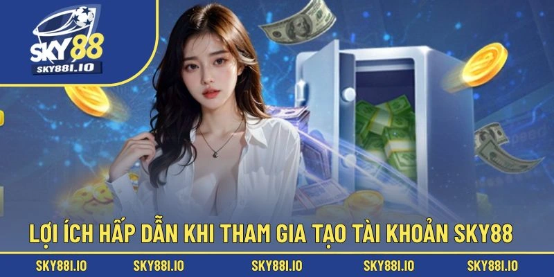 Lợi ích hấp dẫn khi tham gia tạo tài khoản Sky88