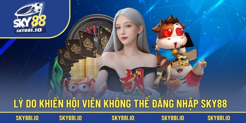 Lý do khiến hội viên không thể đăng nhập Sky88