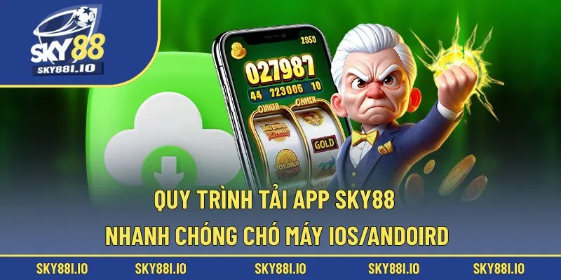 Quy trình tải app Sky88 nhanh chóng chó máy IOS/Andoird
