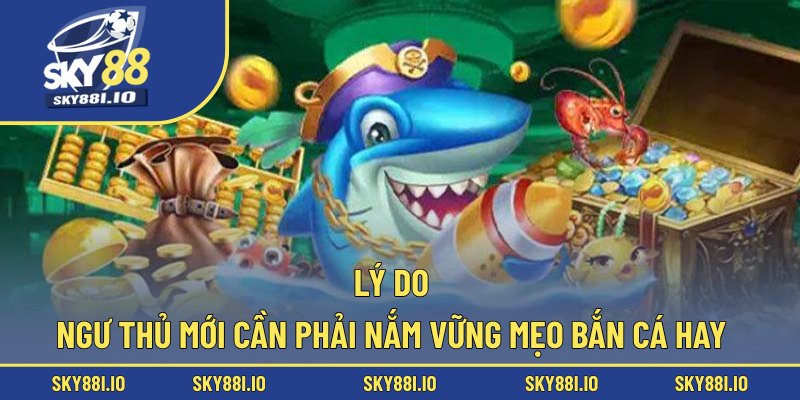 Lý do ngư thủ mới cần phải nắm vững mẹo bắn cá hay